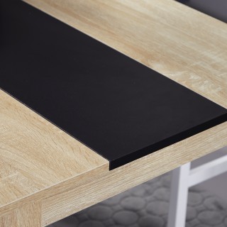 HOMCOM Μοντέρνο Τραπέζι Τραπεζαρίας από Ξύλο για 4-6 Άτομα 120x69x7... HOMCOM Μοντέρνο Τραπέζι Τραπεζαρίας από Ξύλο για 4-6 Άτομα 120x69x7...