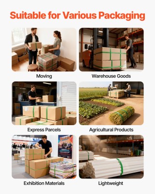 VEVOR Σετ Δεσίματος Καρτελών PET για Αποθήκευση/Αποστολές SLDSDKZGJ...