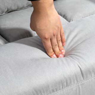 HOMCOM Πολυθρόνα Κρεβάτι 3 σε 1 με Μαξιλάρι Συμπεριλαμβανόμενο από ... HOMCOM Πολυθρόνα Κρεβάτι 3 σε 1 με Μαξιλάρι Συμπεριλαμβανόμενο από ...