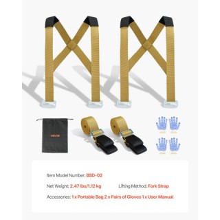 VEVOR Σύστημα Μεταφοράς 2 Ατόμων με Ιμάντες για Μεταφορά έως 453.6 ... VEVOR Σύστημα Μεταφοράς 2 Ατόμων με Ιμάντες για Μεταφορά έως 453.6 ...