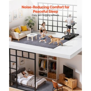 VEVOR Χαλί Εσωτερικού Χώρου 2.44 x 3.05m, Μακρύ Πλούσιο Πέλος, Αντι...