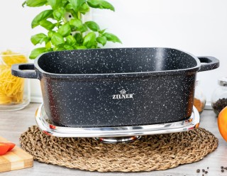 Τετράγωνη Γάστρα με Μαρμάρινη Αντικολλητική Επίστρωση 28cm ZILNER Z... Τετράγωνη Γάστρα με Μαρμάρινη Αντικολλητική Επίστρωση 28cm ZILNER Z...