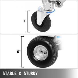 Πτυσσόμενο Καρότσι Αλουμινίου 3 σε 1 VEVOR SX-3IN1LHJZDC0001V0 Πτυσσόμενο Καρότσι Αλουμινίου 3 σε 1 VEVOR SX-3IN1LHJZDC0001V0