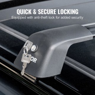 VEVOR Universal Σχάρα Οροφής 53.5 για Ράγες με Αυλάκι  HGJTYKTHCDKT...