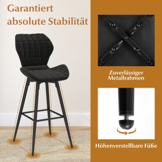 Costway Στυλάτο και Άνετο Σετ Δύο Μπαρ Σκαμπό για το Σπίτι σας JV1... Costway Στυλάτο και Άνετο Σετ Δύο Μπαρ Σκαμπό για το Σπίτι σας JV1...