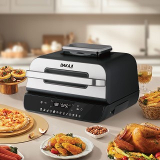 BAKAJI Φριτέζα Αέρος Fornetto 6 Λίτρων με Γκριλ, 6 Τύποι Μαγειρέματ... BAKAJI Φριτέζα Αέρος Fornetto 6 Λίτρων με Γκριλ, 6 Τύποι Μαγειρέματ...