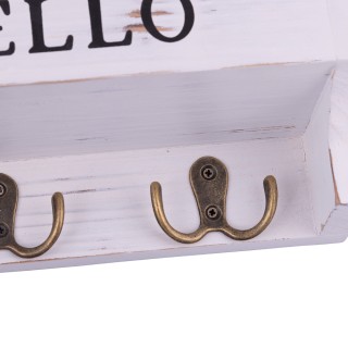 Galileo Κρεμάστρα Τοίχου με 3 Γάντζους και Ράφι για Γράμματα από MD... Galileo Κρεμάστρα Τοίχου με 3 Γάντζους και Ράφι για Γράμματα από MD...