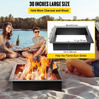 VEVOR Δακτύλιος Εστίας Φωτιάς, 36/30 Διάμετρος, 1.5 mm, με Λαβίδες,... VEVOR Δακτύλιος Εστίας Φωτιάς, 36/30 Διάμετρος, 1.5 mm, με Λαβίδες,...