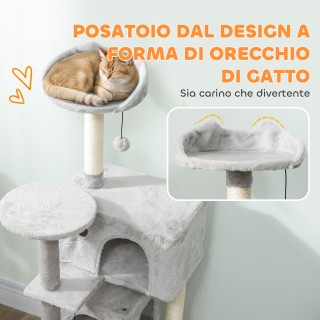 PawHut Υψηλό Δέντρο Αναρρίχησης για Γάτες 140 εκ. με 2 Σπιτάκια, Αι... PawHut Υψηλό Δέντρο Αναρρίχησης για Γάτες 140 εκ. με 2 Σπιτάκια, Αι...