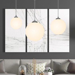 BAKAJI Φωτιστικό Κρεμαστό Σφαίρα 35 εκ Μοντέρνος Σχεδιασμός Καπέλο... BAKAJI Φωτιστικό Κρεμαστό Σφαίρα 35 εκ Μοντέρνος Σχεδιασμός Καπέλο...