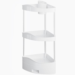 BAKAJI Γωνιακή Ραφιέρα 3 Ράφια 1 Συρτάρι Πολυχρηστική Μονάδα Γωνια... BAKAJI Γωνιακή Ραφιέρα 3 Ράφια 1 Συρτάρι Πολυχρηστική Μονάδα Γωνια...