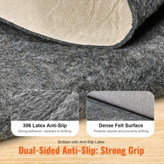 VEVOR Αντιολισθητικό Υπόστρωμα Χαλιού 9 x 12 0.24 για Όλα τα Δάπεδ... VEVOR Αντιολισθητικό Υπόστρωμα Χαλιού 9 x 12 0.24 για Όλα τα Δάπεδ...