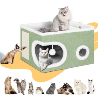 BAKAJI Σπίτι Γάτας Κύβος Πράσινο Ονυχοδρόμιο Κατοικίδια Ζώα 58x42x3... BAKAJI Σπίτι Γάτας Κύβος Πράσινο Ονυχοδρόμιο Κατοικίδια Ζώα 58x42x3...