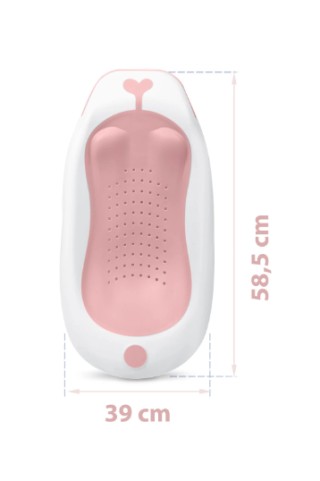 Βάση Στήριξης για Μπανιέρα Μωρού 58,5 x 39 cm Ροζ - Λευκό 728800 ... Βάση Στήριξης για Μπανιέρα Μωρού 58,5 x 39 cm Ροζ - Λευκό 728800 ...