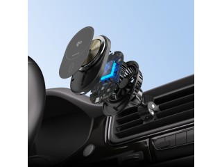 SWISSTEN Μαγνητική Βάση Αυτοκινήτου MagRide με Ασύρματη Φόρτιση Qi2...