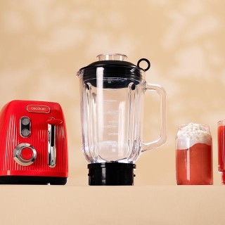 Μπλέντερ Power Black Titanium RetroRed 1,5 L 120OW CECOTEC CEC-... Μπλέντερ Power Black Titanium RetroRed 1,5 L 120OW CECOTEC CEC-...