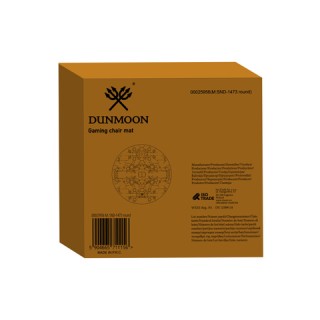 Dunmmon Στρογγυλό Προστατευτικό Πατάκι για Καρέκλα Gaming 120 cm x ...