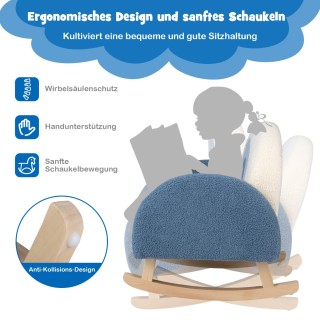 Costway Παιδική Κουνιστή Καρέκλα με Τεχνοτροπία Αρκουδάκι και Σχέδ... Costway Παιδική Κουνιστή Καρέκλα με Τεχνοτροπία Αρκουδάκι και Σχέδ...