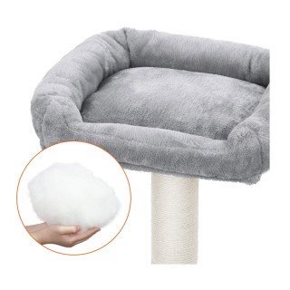 Δέντρο Γάτας - Ονυχοδρόμιο 50 x 40 x 110 cm Χρώματος Γκρι Feandrea ...