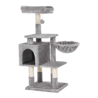 Δέντρο Γάτας - Ονυχοδρόμιο 50 x 40 x 110 cm Χρώματος Γκρι Feandrea ...