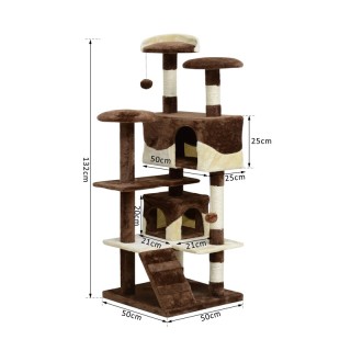 Δέντρο Γάτας - Ονυχοδρόμιο 50 x 50 x 132 cm PawHut D30-091CF Δέντρο Γάτας - Ονυχοδρόμιο 50 x 50 x 132 cm PawHut D30-091CF
