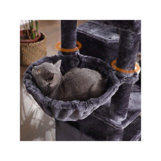 Δέντρο Γάτας - Ονυχοδρόμιο 55 x 40 x 164 cm Χρώματος Σκούρο Γκρι Fe... Δέντρο Γάτας - Ονυχοδρόμιο 55 x 40 x 164 cm Χρώματος Σκούρο Γκρι Fe...