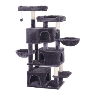 Δέντρο Γάτας - Ονυχοδρόμιο 55 x 40 x 164 cm Χρώματος Σκούρο Γκρι Fe... Δέντρο Γάτας - Ονυχοδρόμιο 55 x 40 x 164 cm Χρώματος Σκούρο Γκρι Fe...