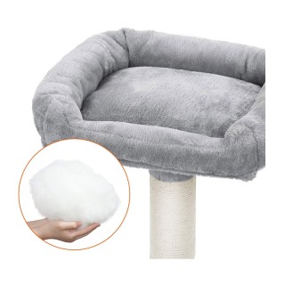 Δέντρο Γάτας - Ονυχοδρόμιο 55 x 45 x 143 cm Χρώματος Γκρι Feandrea ... Δέντρο Γάτας - Ονυχοδρόμιο 55 x 45 x 143 cm Χρώματος Γκρι Feandrea ...