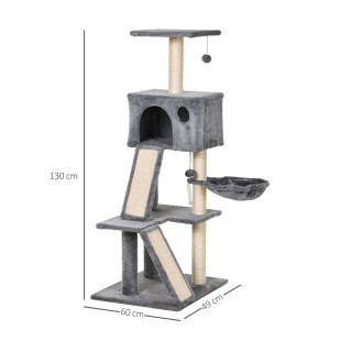 Δέντρο Γάτας - Ονυχοδρόμιο 60 x 49 x 130 cm PawHut D30-278 Δέντρο Γάτας - Ονυχοδρόμιο 60 x 49 x 130 cm PawHut D30-278