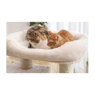 Δέντρο Γάτας - Ονυχοδρόμιο 70 x 60 x 112 cm Χρώματος Μπεζ Feandrea ... Δέντρο Γάτας - Ονυχοδρόμιο 70 x 60 x 112 cm Χρώματος Μπεζ Feandrea ...