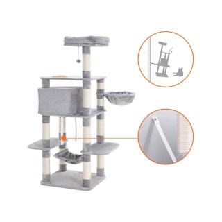 Δέντρο Γάτας - Ονυχοδρόμιο 90 x 50 x 164 cm Feandrea PCT99W Δέντρο Γάτας - Ονυχοδρόμιο 90 x 50 x 164 cm Feandrea PCT99W