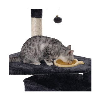 Δέντρο Γάτας - Ονυχοδρόμιο 90 x 50 x 164 cm Χρώματος Σκούρο Γκρι Fe... Δέντρο Γάτας - Ονυχοδρόμιο 90 x 50 x 164 cm Χρώματος Σκούρο Γκρι Fe...