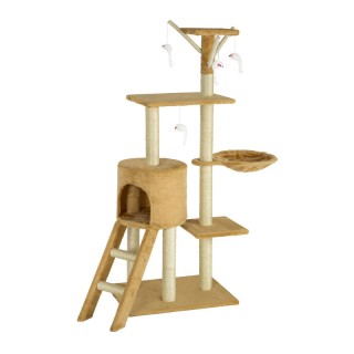 Δέντρο Γάτας - Ονυχοδρόμιο 144 cm Χρώματος Μπεζ Bakaji 01824751 Δέντρο Γάτας - Ονυχοδρόμιο 144 cm Χρώματος Μπεζ Bakaji 01824751