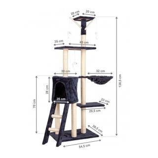 Δέντρο Γάτας - Ονυχοδρόμιο 39.5 x 54.5 x 138.5 cm ModernHome DRAPAK... Δέντρο Γάτας - Ονυχοδρόμιο 39.5 x 54.5 x 138.5 cm ModernHome DRAPAK...