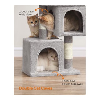 Δέντρο Γάτας - Ονυχοδρόμιο 40 x 30 x 67 cm Γκρι PCT611W01 Feandrea Δέντρο Γάτας - Ονυχοδρόμιο 40 x 30 x 67 cm Γκρι PCT611W01 Feandrea