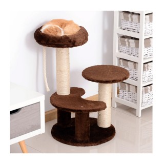 Δέντρο Γάτας - Ονυχοδρόμιο 40 x 65 cm Χρώματος Καφέ PawHut D30-202BN Δέντρο Γάτας - Ονυχοδρόμιο 40 x 65 cm Χρώματος Καφέ PawHut D30-202BN