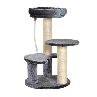 Δέντρο Γάτας - Ονυχοδρόμιο 40 x 65 cm Χρώματος Σκούρο Γκρι PawHut D...