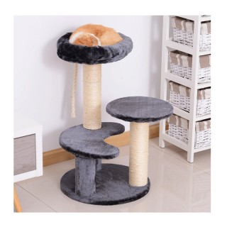 Δέντρο Γάτας - Ονυχοδρόμιο 40 x 65 cm Χρώματος Σκούρο Γκρι PawHut D... Δέντρο Γάτας - Ονυχοδρόμιο 40 x 65 cm Χρώματος Σκούρο Γκρι PawHut D...