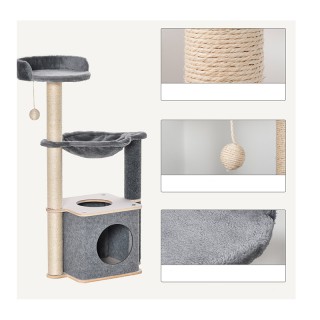 Δέντρο Γάτας - Ονυχοδρόμιο 48 x 34 x 95 cm PawHut D30-359