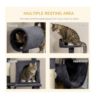 Δέντρο Γάτας - Ονυχοδρόμιο 48 x 48 x 125 cm PawHut D30-613V00CG