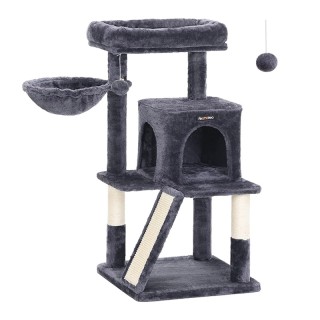 Δέντρο Γάτας - Ονυχοδρόμιο 48 x 48 x 96 cm Χρώματος Σκούρο Γκρι PCT... Δέντρο Γάτας - Ονυχοδρόμιο 48 x 48 x 96 cm Χρώματος Σκούρο Γκρι PCT...