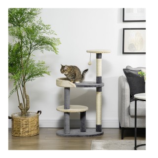 Δέντρο Γάτας - Ονυχοδρόμιο 59.5 x 39.5 x 105 cm PawHut D30-653V00GY Δέντρο Γάτας - Ονυχοδρόμιο 59.5 x 39.5 x 105 cm PawHut D30-653V00GY