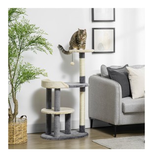 Δέντρο Γάτας - Ονυχοδρόμιο 59.5 x 39.5 x 105 cm PawHut D30-653V00GY Δέντρο Γάτας - Ονυχοδρόμιο 59.5 x 39.5 x 105 cm PawHut D30-653V00GY