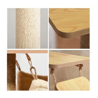 Δέντρο Γάτας - Ονυχοδρόμιο 60 x 40 x 130 cm PawHut D30-367