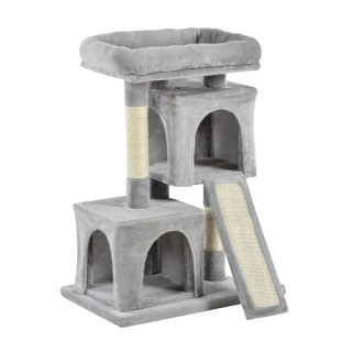 Δέντρο Γάτας - Ονυχοδρόμιο 83 x 59 x 39 cm Χρώματος Γκρι PawHut D30...