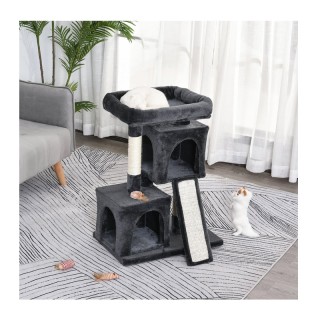 Δέντρο Γάτας - Ονυχοδρόμιο 83 x 59 x 39 cm Χρώματος Σκούρο Γκρι Paw... Δέντρο Γάτας - Ονυχοδρόμιο 83 x 59 x 39 cm Χρώματος Σκούρο Γκρι Paw...