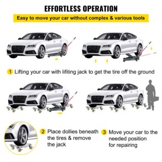 VEVOR 2τμχ Ροδάκια Μετακίνησης Αυτοκινήτου 1500lbs/680kg TAD3503LT... VEVOR 2τμχ Ροδάκια Μετακίνησης Αυτοκινήτου 1500lbs/680kg TAD3503LT...