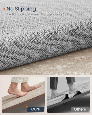 SONGMICS Χαλί Boho Chic Πολυεστέρας 170x120 εκ. Καπουτσίνο Μπεζ TAR...