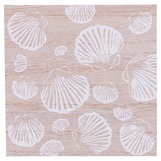 Villa dEste Home Σετ 4 Σουβέρ από Ξύλο MDF σε Στυλ Ακτής Ωκεανού 59...