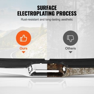 Οπίσθιος Προφυλακτήρας Χρωμίου για Toyota Tacoma (1995-2004) - VEVO...